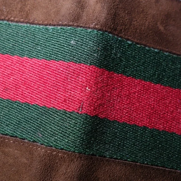 Vintage 1974 Gucci Leather Suede Mini Agenda Made In Italy With Ballpoint Pen